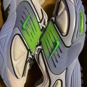 Nike Air Sneakers Pegasus wave in Light Blue and Neon Green